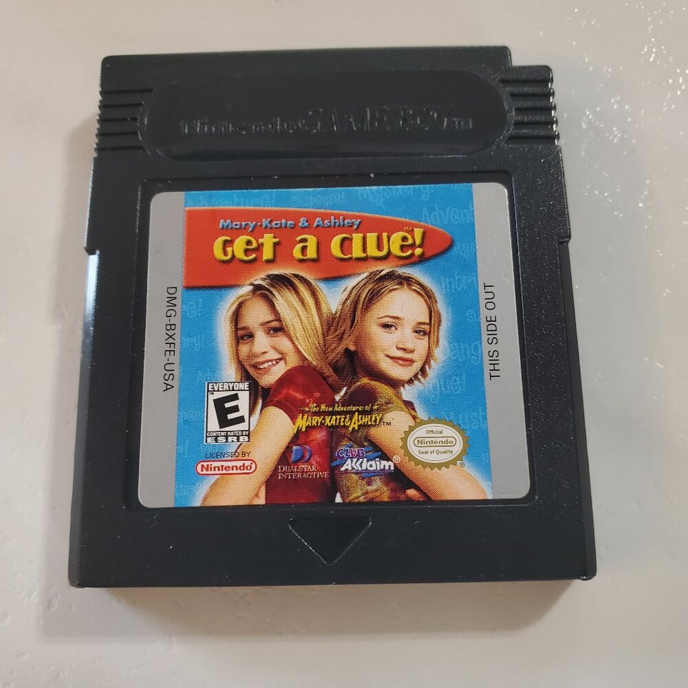 Mary-Kate and Ashley: Get a Clue Nintendo Gameboy Game *TESTED*
